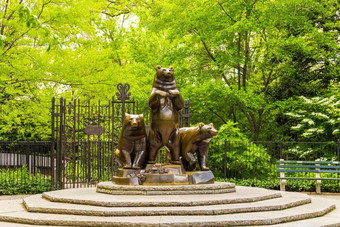 熊<strong>雕像</strong>保罗manship中央公园纽约