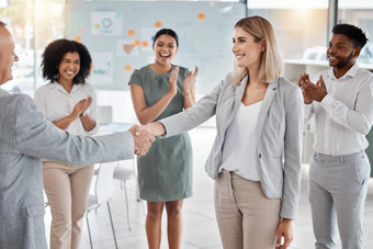 握手<strong>伙伴</strong>关系祝贺你招聘员工领导促销活动掌声协议企业工作人员摇晃手支持信任