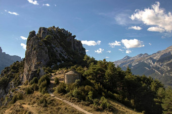 隐士特拉徒步旅行路线huesca