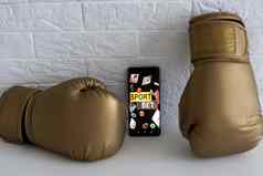 拳击手套智能手机押注