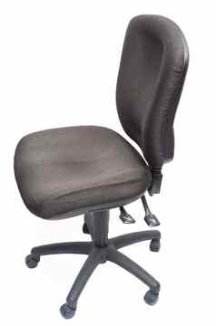 舒适的黑色的办公室椅子