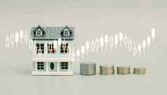 买房子个人金融规划概念储蓄钱金融规划概念