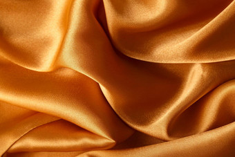 纹理橙色丝绸织物