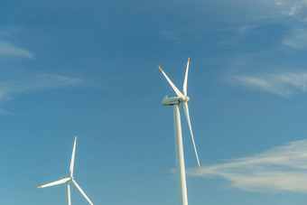 绿色能源风涡轮机风涡轮机替代能源来源可再生能源来源权力一代发电机权力植物风农场风环境保护