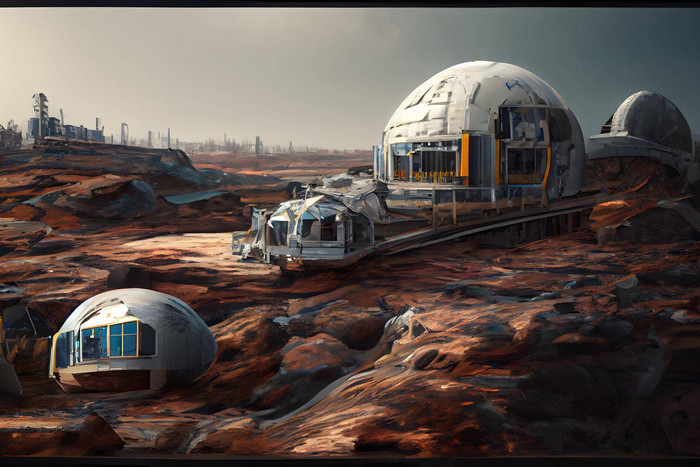 月亮基地结构神经网络生成的艺术图片包图网企业站