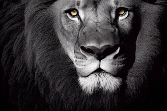 肖像<strong>狮子</strong>特写镜头野生<strong>狮子</strong>脸黑色的背景