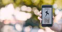 代码冒险岩石攀爬小道自然标志徒步旅行徒步旅行体育科技验证访问公共安全识别健身聚会地点电话应用程序