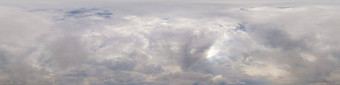 天空全景雨重积雨云云Hdr无缝的球形equirectangular全景天空圆顶天顶可视化天空<strong>更换</strong>空中无人机全景照片