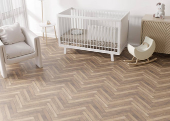 模拟地毯孩子们房间室内极简主义当代风格前视图免费的复制空间木条镶花之地板地板上地毯地毯设计现代模板呈现