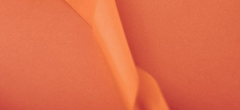摘要卷曲的丝绸丝带橙色背景独家奢侈品品牌设计假期出售产品促销活动魅力艺术邀请<strong>卡</strong>背景