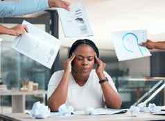 压力倦怠焦虑女人顾问工作调用中心客户服务电话销售销售crm文档支持不开心女压力工作