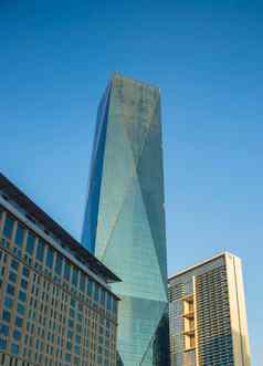 视图城市建筑迪拜国际金融中心
