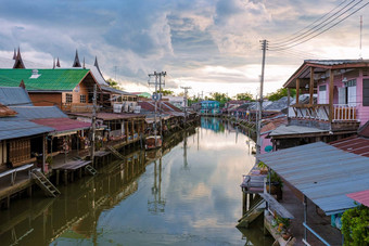 安帕瓦浮动市场泰国<strong>文化旅游</strong>目的地安帕瓦泰国