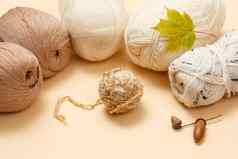 羊毛纱针织球自然羊毛纱
