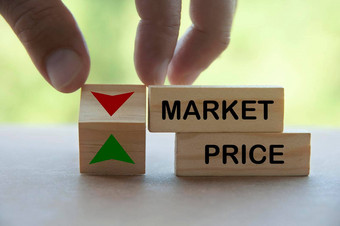 手把方向箭头木块市场价格业务市场价格概念