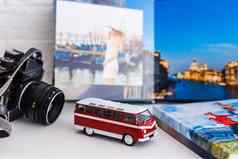 概念旅行旅行公司玩具公共汽车飞机照片书照片专辑