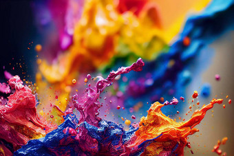 摘要色彩斑斓的背景石油水色彩斑斓的梯度颜色神奇的结构色彩斑斓的石油泡沫混乱的运动迷幻模式图像彩虹彩色的宏拍摄