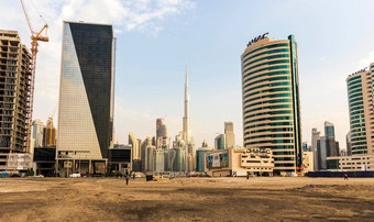 迪拜阿联酋迪拜塔<strong>哈利</strong>法塔最高的建筑世界包围现代建筑城市