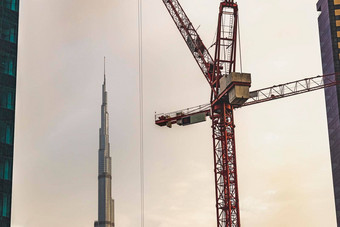 迪拜阿联酋迪拜塔<strong>哈利</strong>法塔最高的建筑世界现代体系结构