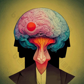 插图人类大脑