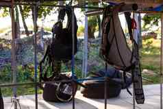 体育运动降落伞包装跳降落伞设备