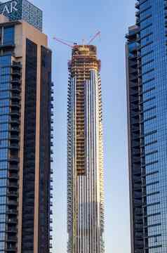 迪拜阿联酋建筑建设迪拜溪港城市