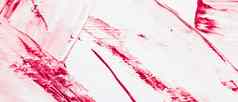 艺术摘要纹理背景粉红色的丙烯酸油漆刷中风变形墨水石油飞溅打印背景奢侈品假期品牌平铺横幅设计