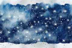 牛仔布圣诞节横幅天空无缝的横幅白色冷艺术