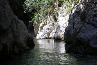 acherontas河探索希腊假期情绪夏天旅行令人惊异的希腊自然逃背景高质量大大小金属打印