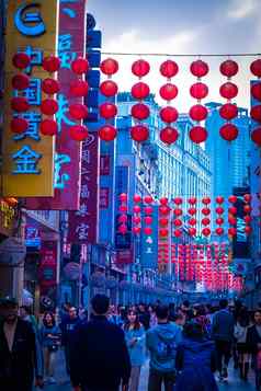 广州中国12月shangxiajiu行人商业行人街荔湾区区主要购物区城市主要旅游吸引力