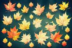 秋天有创意的作文干叶子白色背景秋天