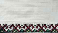 手工制作的刺绣乌克兰衬衫几何饰品古老的传统的真实的衣服乌克兰人色彩斑斓的屏幕储蓄者维希万卡少数民族工艺