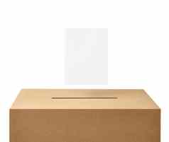 投票盒子铸造投票选举全民公投政治选举女人女民主手选民飞行空气