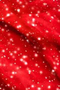 圣诞节年情人节一天红色的摘要背景假期卡设计闪亮的雪闪闪发光的冬天季节出售背景奢侈品美品牌