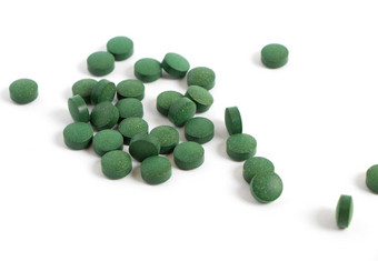 维生素抗氧化剂绿色螺旋藻小球藻自然绿色超级食物