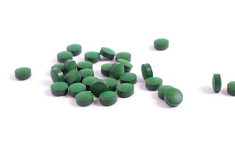 维生素抗氧化剂绿色螺旋藻小球藻自然绿色超级食物