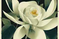 花园白色玫瑰复古的风格