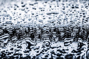水纹理摘要背景阿卡滴银玻璃科学宏元素多雨的天气自然表面艺术背景环境品牌设计