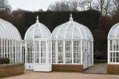 伦敦2月白色画装饰维多利亚时代温室