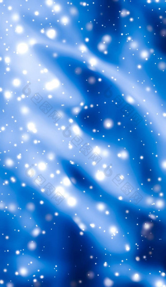 圣诞节年情人节一天蓝色的摘要背景假期卡设计闪亮的雪闪闪发光的冬天季节出售背景奢侈品美品牌