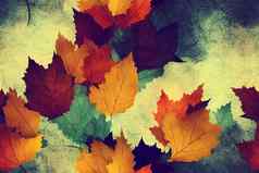 摘要秋天秋天福勒斯特概念背景柔和的颜色