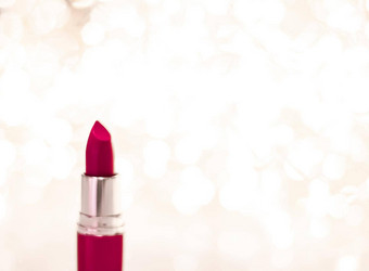 栗色口红金圣诞节年情人节一天假期闪闪发光的背景化妆化妆品产品奢侈品美品牌