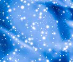 圣诞节年情人节一天蓝色的摘要背景假期卡设计闪亮的雪闪闪发光的冬天季节出售背景奢侈品美品牌