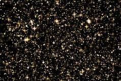 金假期闪闪发光的闪闪发光的覆盖星星魔法发光纹理黑色的背景黄金明星灰尘粒子奢侈品魅力设计