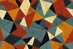 几何大理石马赛克明星瓷砖无缝的模式现代豪华的