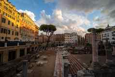 罗马古老的废墟文化遗产