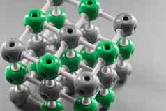 塑料模型分子水晶晶格原子