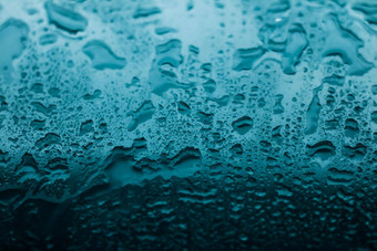 水纹理摘要背景阿卡滴绿松石玻璃科学宏元素多雨的天气自然表面艺术背景环境品牌设计