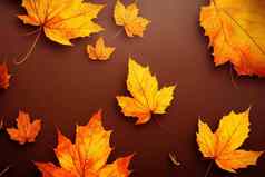 秋天出售横幅百分比折扣数量枫木高质量插图
