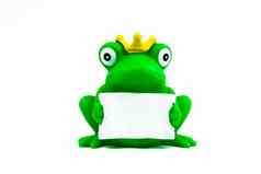 有趣的绿色青蛙白色卡鸭浮动玩具